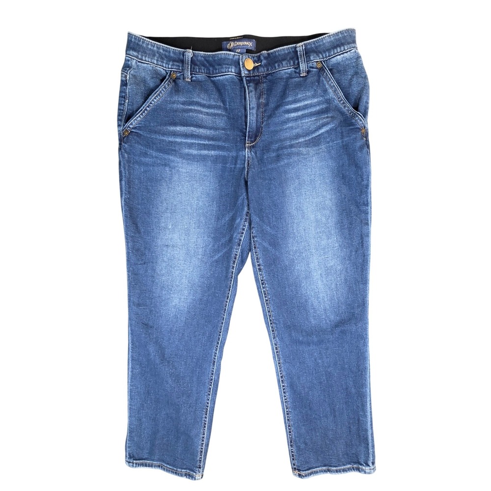 Democracy Absolution Straight Leg Jeans Medium Wash Blue Size 12 B215S4F8